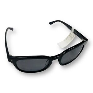 NWT GANT Polarized Black w/ Blue Tips GA7040 53 21 140 *3P Sunglasses $145